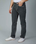 Men’s Saddle Stitch Straight Fit Jeans