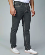Men’s Saddle Stitch Straight Fit Jeans