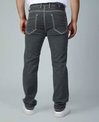 Men’s Saddle Stitch Straight Fit Jeans