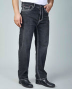 Men’s Washed Saddle Stitch Jeans