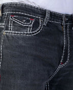 Men’s Washed Saddle Stitch Jeans