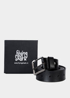 Men's Black Leather Belt