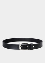 Men's Black Leather Belt