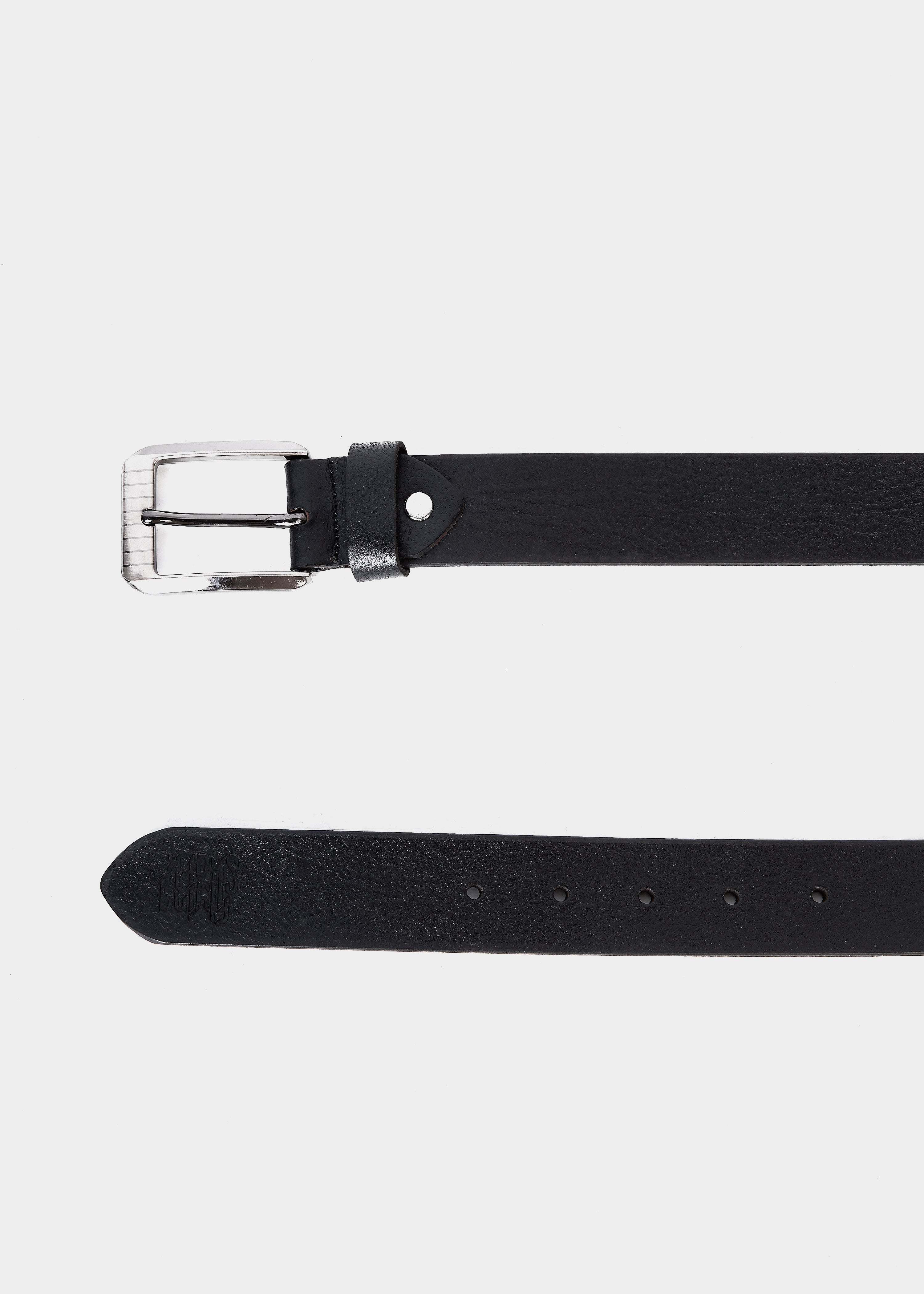 Men's Black Leather Belt