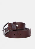 Men's Brown Leather Belt