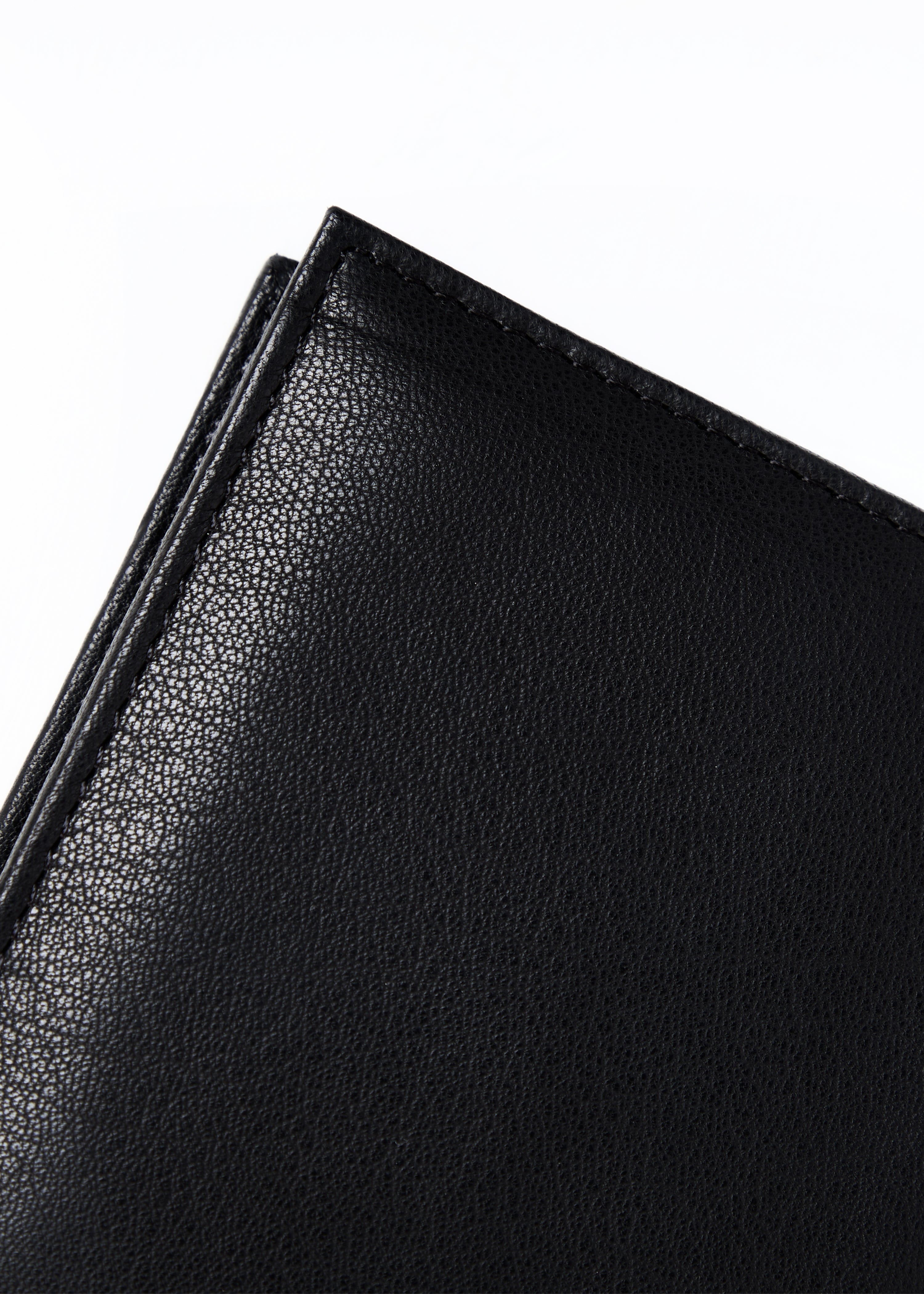 Flying Shark Plain matte Jet Black Leather Wallet – Elegance Meets Functionality