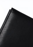 Flying Shark Plain matte Jet Black Leather Wallet – Elegance Meets Functionality