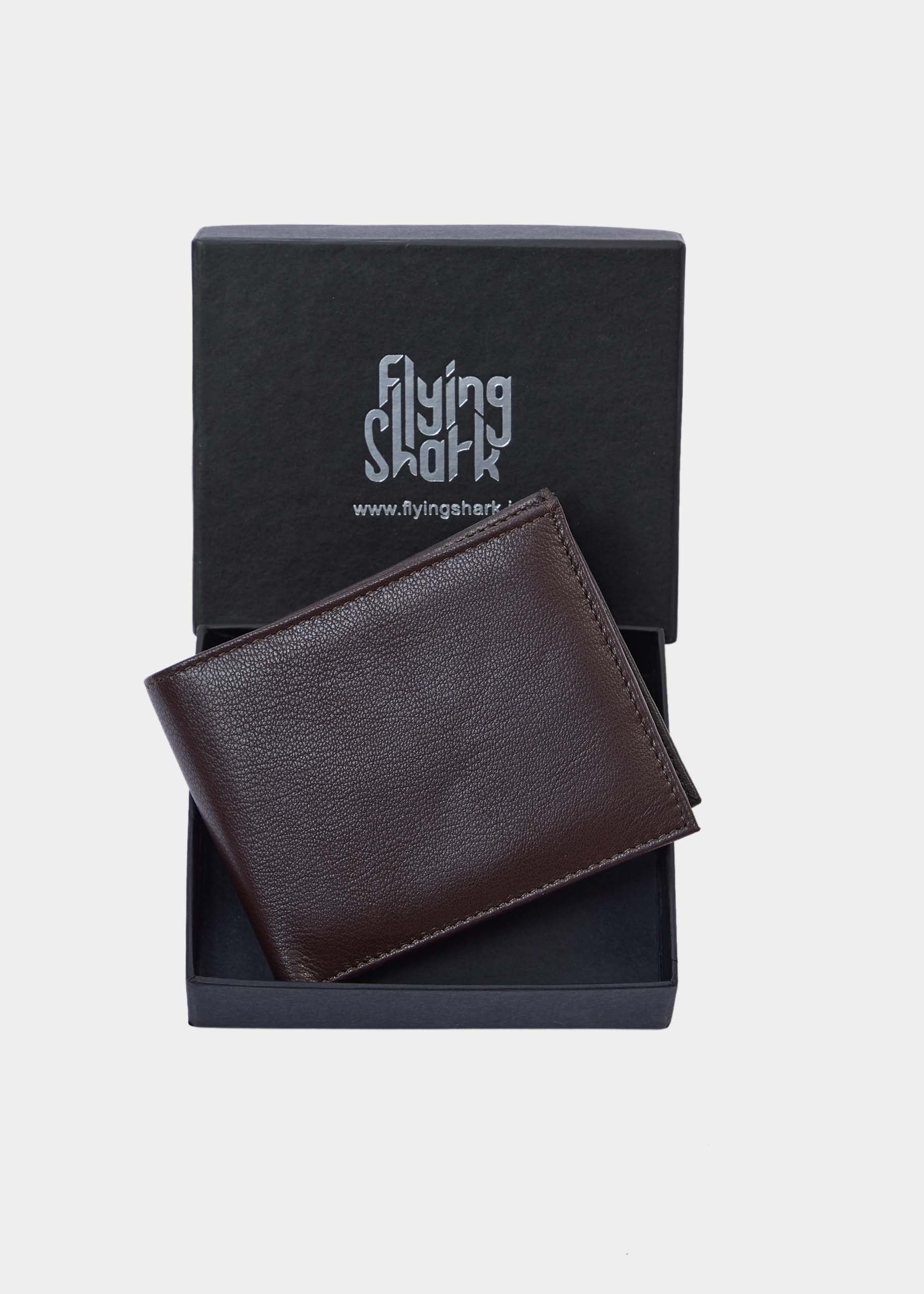 Plain matte Brown Leather Wallet