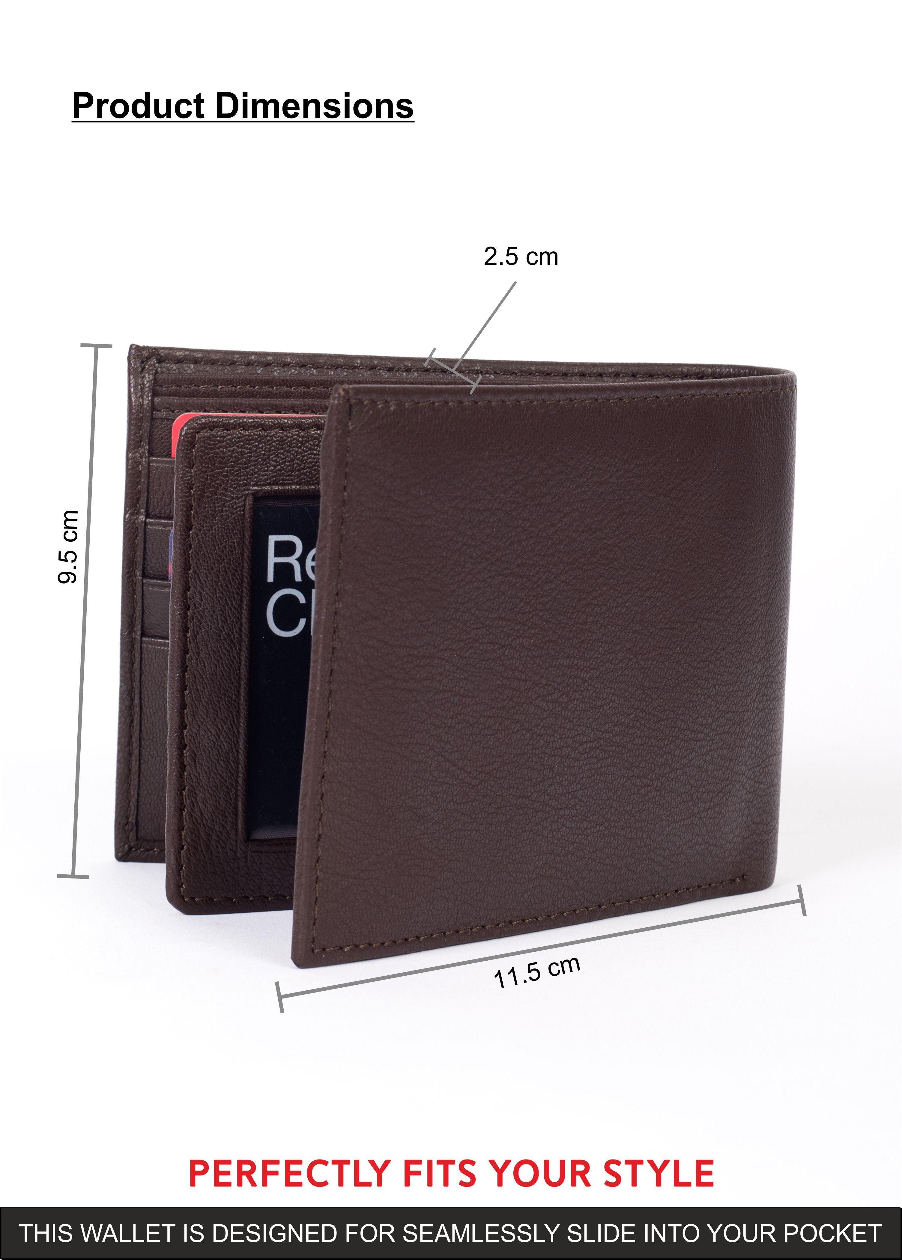 Flying Shark Plain matte Jet Black Leather Wallet – Elegance Meets Functionality