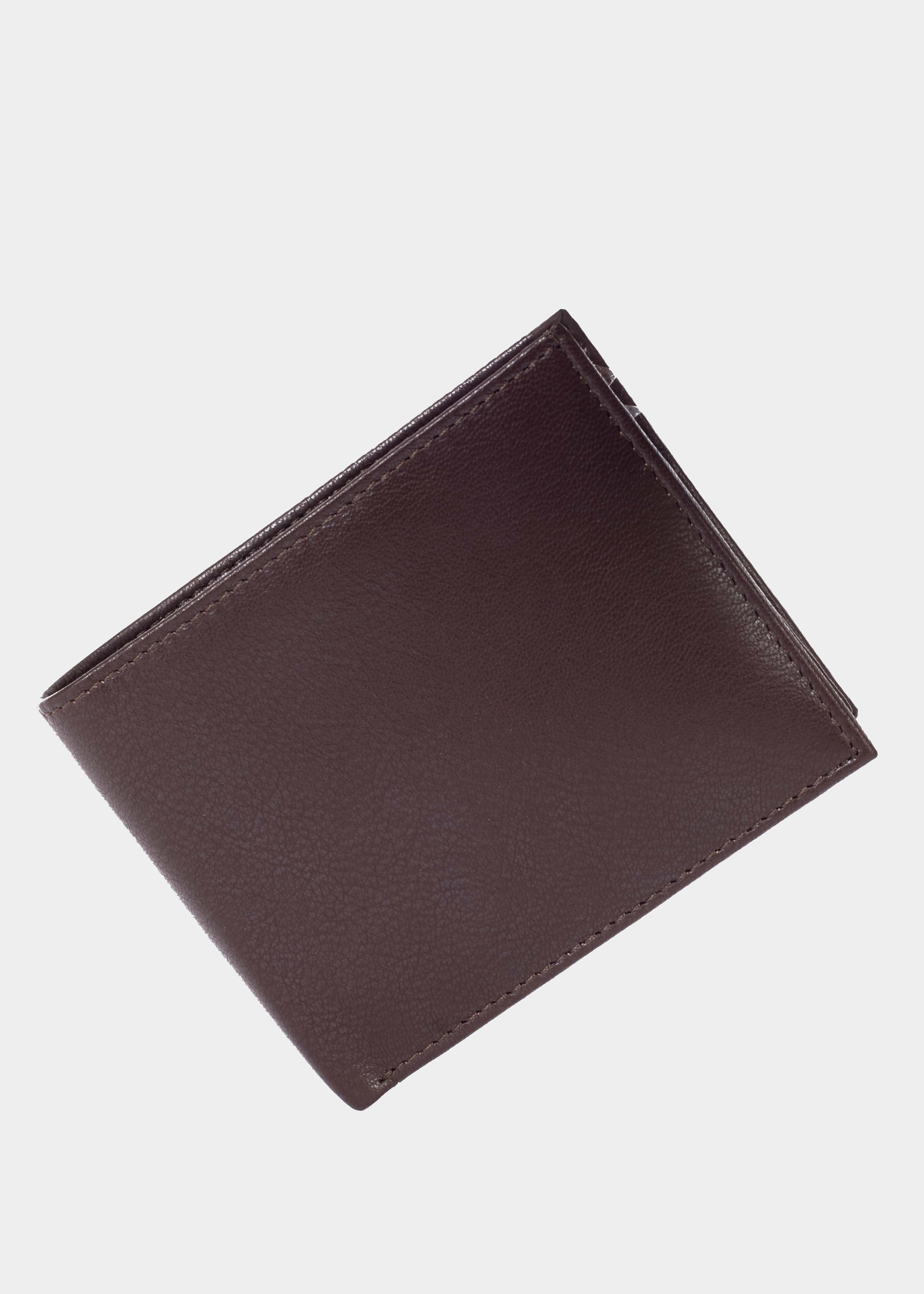Plain matte Brown Leather Wallet