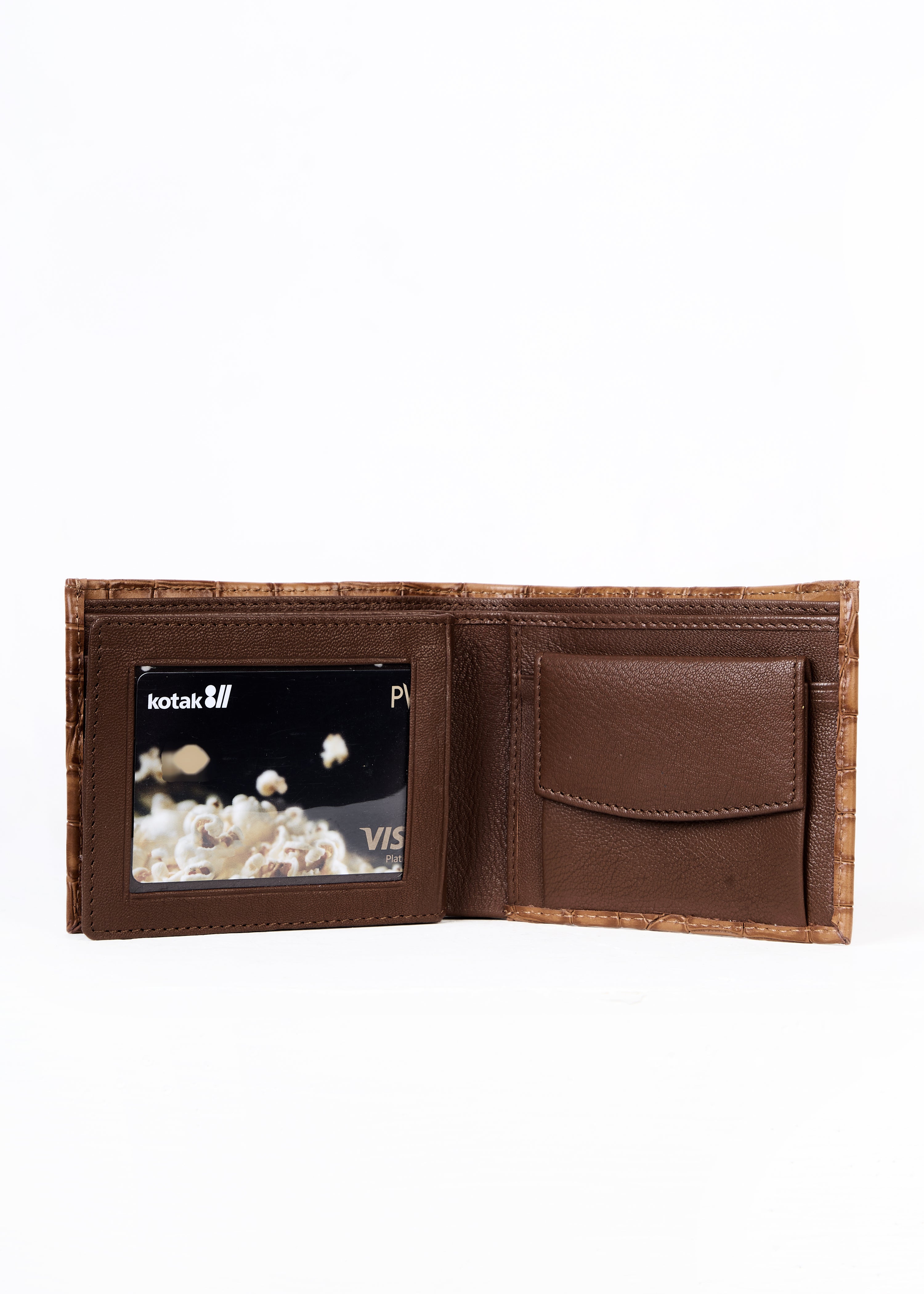 Flying Shark Brown Leather Wallet – Elegance Meets Functionality