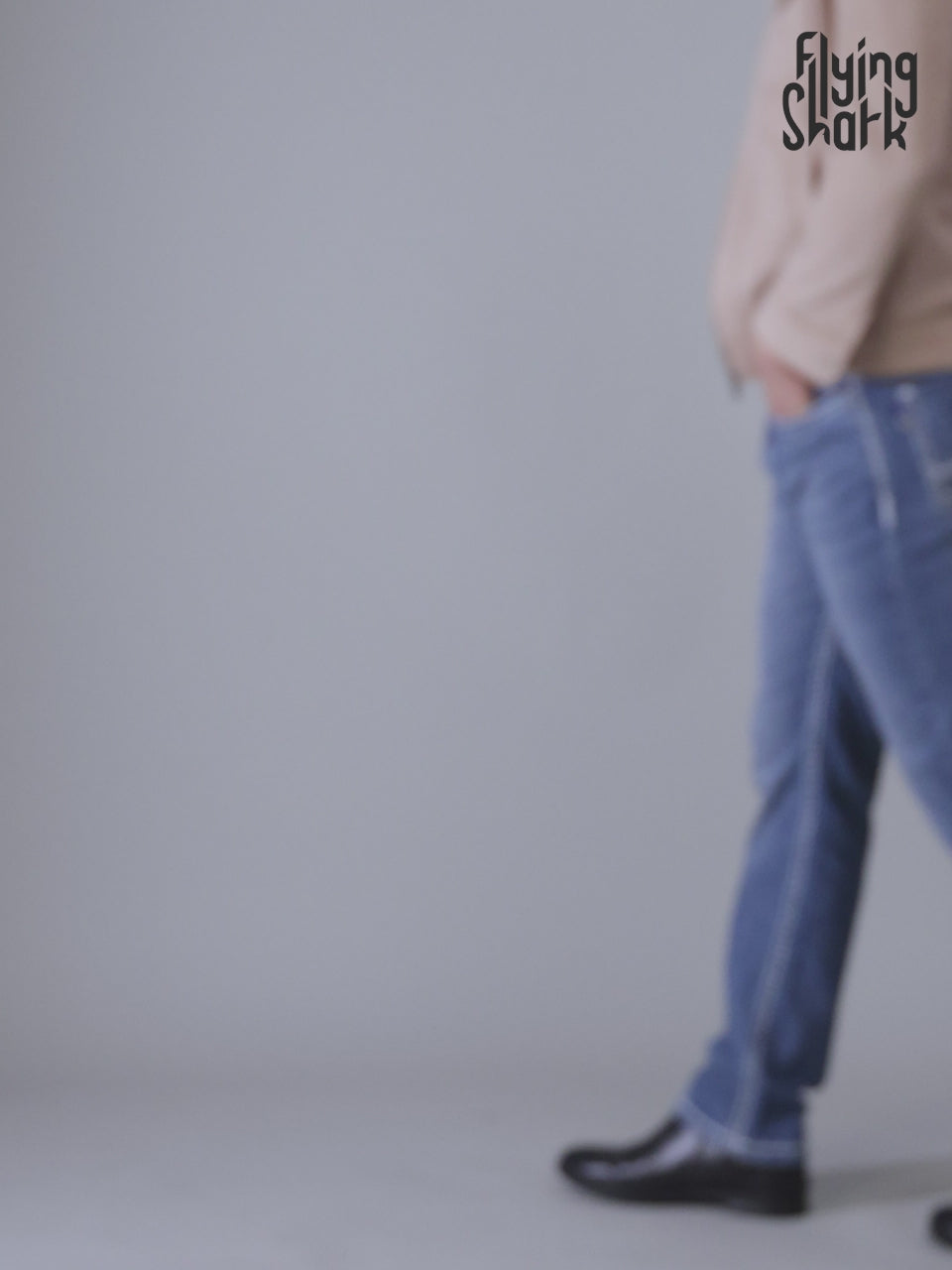 Saddle Stitch Classic Blue Denim Jeans