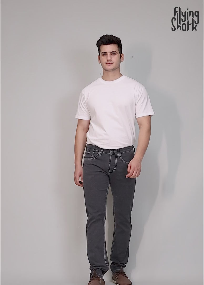 Premium Vintage Denim - Asphalt Grey