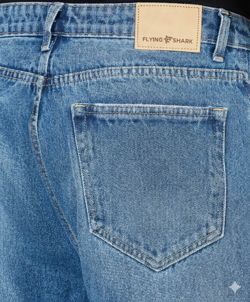 Light Blue Loose Fit Jeans